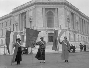 Suffragists Picketing at the Senate Office Building, 1918
