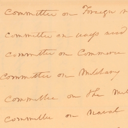 Motion for the Appointment of Standing Committees, 1816