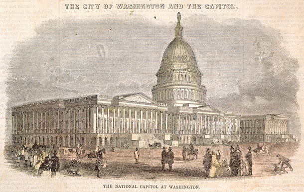 The National Capitol at Washington. (Acc. No. 38.00035.001a)