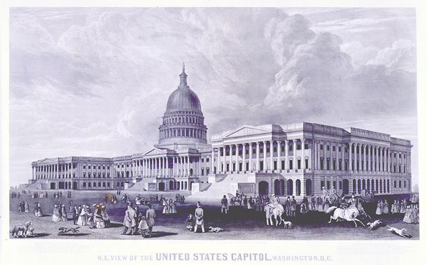 N.E. View of the United States Capitol, Washington, D.C. (Acc. No. 38.00089.001)