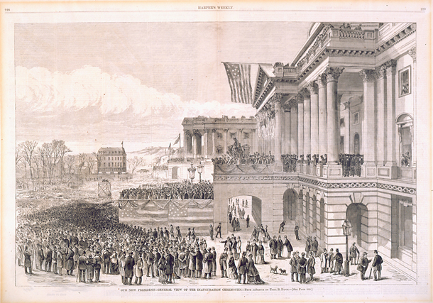 Our New President—General View of the Inauguration Ceremonies. (Acc. No. 38.00106.003)