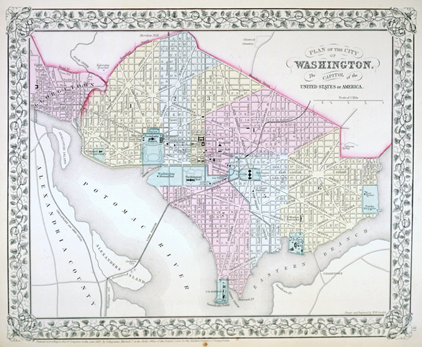 Plan of the City of Washington. The Capitol of the United States of America. (Acc. No. 38.00201.001)
