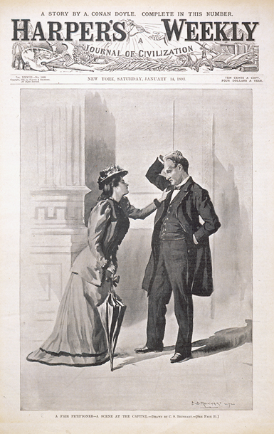 A Fair Petitioner—A Scene at the Capitol. (Acc. No. 38.00246.001)