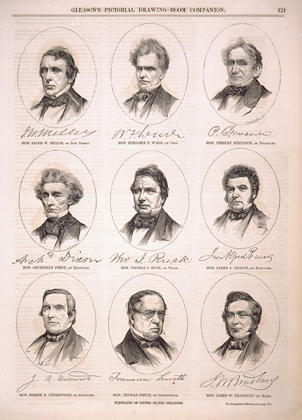 Portraits of United States Senators. (Acc. No. 38.00283.002b)