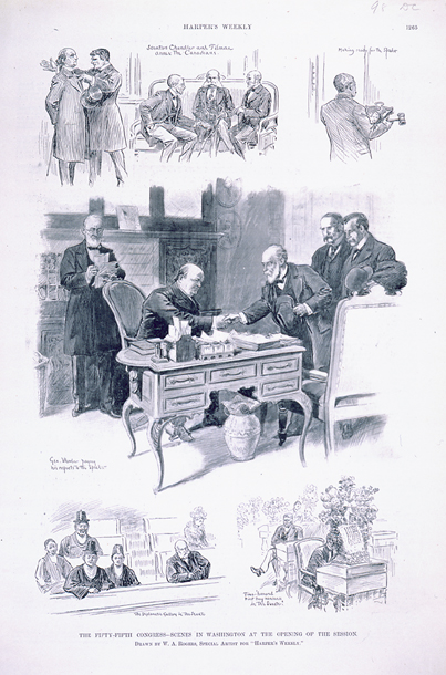 The Fifty-Fifth Congress—Scenes in Washington at the Opening of the Session. (Acc. No. 38.00284.003)