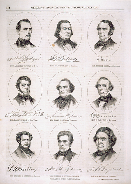 Portraits of United States Senators. (Acc. No. 38.00308.002a)