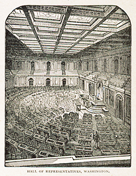 Hall of Representatives, Washington. (Acc. No. 38.00314.001b)
