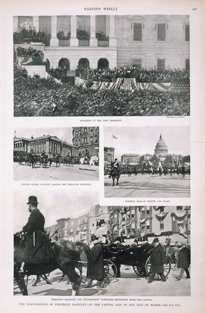 The Inauguration of President McKinley—At the Capitol and on the Line of March. (Acc. No. 38.00393.001)