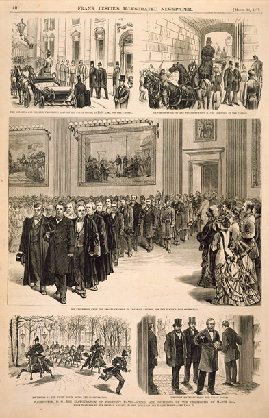 Washington, D.C.—The Inauguration of President Hayes—Scenes and Incidents of the Ceremonies of March 5th. (Acc. No. 38.00401.002)