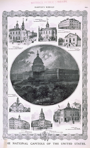 The National Capitols of the United States.  (Acc. No. 38.00413.001)