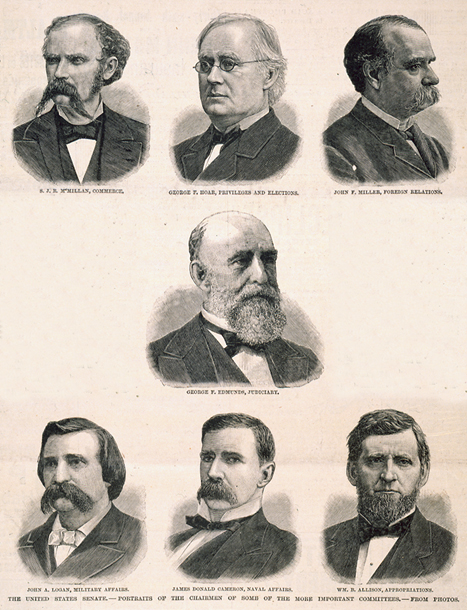 The United States Senate.—Portraits of the Chairmen of Some of the More Important Committees.