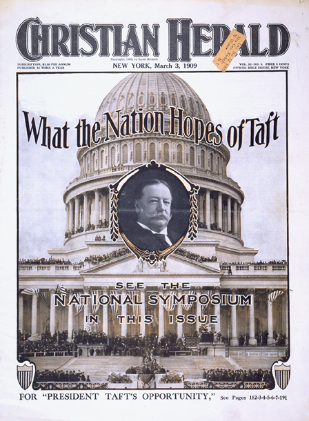 What the Nation Hopes of Taft / For "President Taft's Opportunity" (Acc. No. 38.00451.001)
