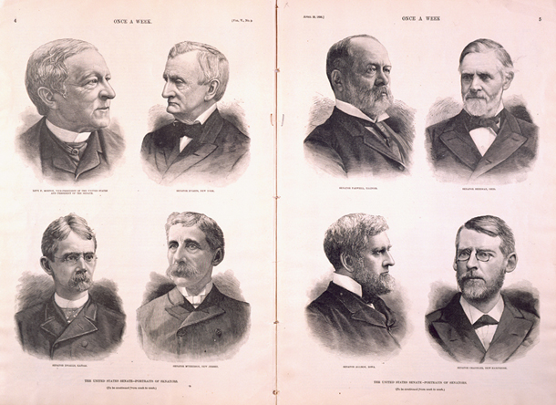 The United States Senate—Portraits of Senators.