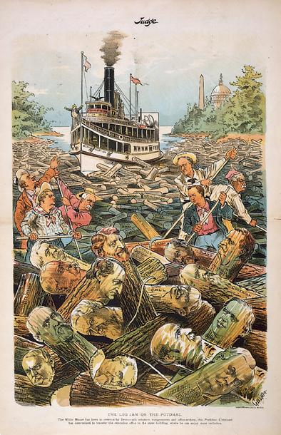 The Log Jam on the Potomac. (Acc. No. 38.00552.001)