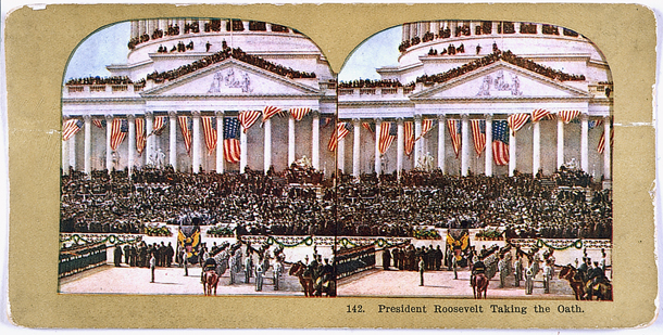 President Roosevelt Taking the Oath. (Acc. No. 38.00709.001)