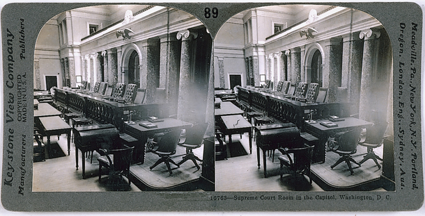 Supreme Court Room in the Capitol, Washington, D.C. (Acc. No. 38.00710.001)