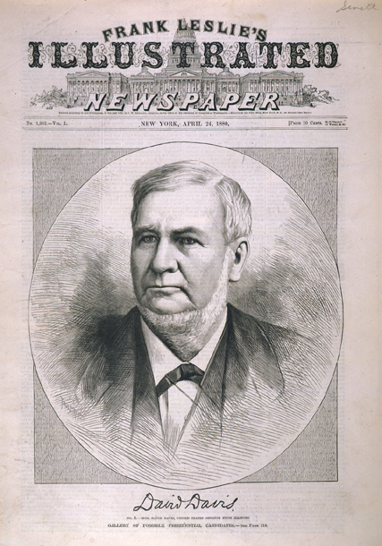 Gallery of Possible Presidential Candidates.  No. 2.— Hon. David Davis, United States Senator from Illinois. (Acc. No. 38.00862.001)
