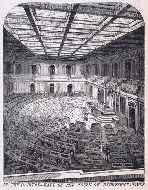In the Capitol—Hall of the House of Representatives. (Acc. No. 38.00975.001c)