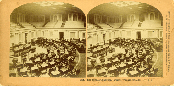 The Senate Chamber, Capitol, Washington, D.C. U.S.A. (Acc. No. 38.00987.001)