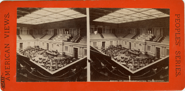 [Senate Chamber], Washington. [misidentified on card as House of Representatives] (Acc. No. 38.01106.001)