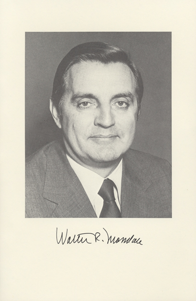 Image of the Vice President from the invitation for the 1977 Presidential Inauguration.