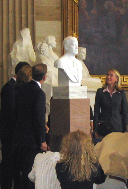 Quayle Family with Bust