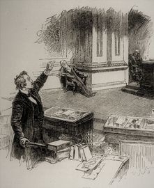 Cartoon of Senate Filibuster, ca. 1870s