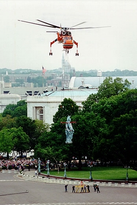Statue of Freedom Removed from Capitol Dome