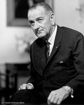 Senator Lyndon Johnson of Texas