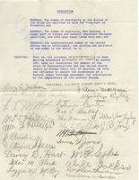Resolution of the [Rhode Island] Union Colored Women's Clubs Supporting the Federal Woman Suffrage Amendment, 1916