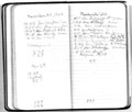 Image of a page from the Pages' notebook tracking time presiding on November 22, 1963