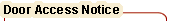 Public Access Notice