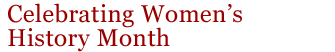 Women's History Month
