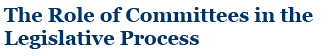 The Role of Committees in the Legislative Process