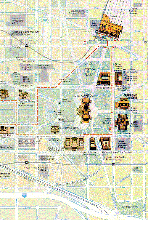 Map of Capitol Hill