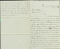 Clara Barton's Letter to Senator Henry Wilson, Jan 18, 1863
  