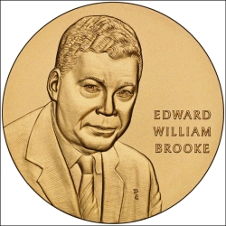 Edward W. Brooke (R-MA), Congressional Gold Medal, 2008