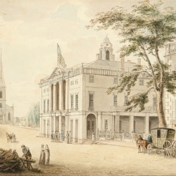 Federal Hall in New York City, ca. 1798