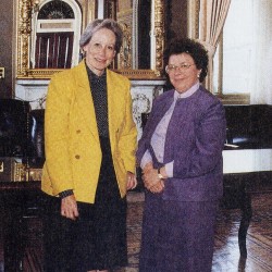 Nancy Kassebaum (R-KS) and Barbara Mikulski (D-MD), ca.1987