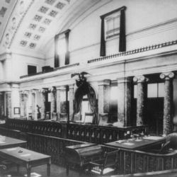 Supreme Court Chamber in the Capitol, ca.1894