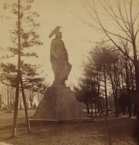 Statue of Freedom Awaiting Installation, 1863