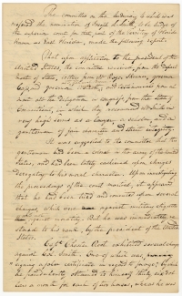 Report of the Senate Committee on the Judiciary Concerning the Nomination of Joseph L. Smith to be Judge of the Superior Court of the Territory of Florida, 1822
