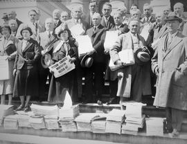 Hiram Bingham (R-CT) with Petitioners, April 1932