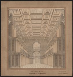 Library of Congress in the Capitol, 1852