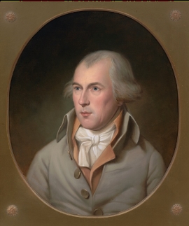 Portrait of James Madison, Jr. by Bradley Stevens (after Charles Willson Peale's 1792 portrait).
