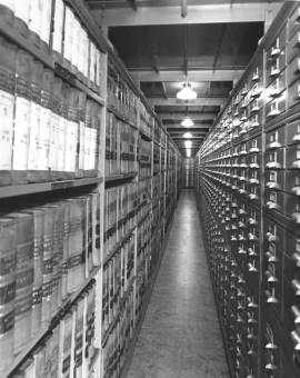 Senate Records Storage at the National Archives, August 17, 1937