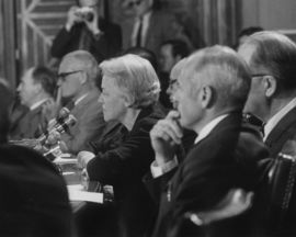 Margaret Chase Smith (R-ME), Senate Committee Hearing
