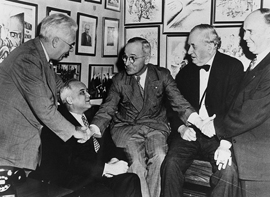 Harry S. Truman with Members of the Truman Committee