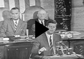 Video Frame - President John F. Kennedy Address to Congress, May 25, 1961