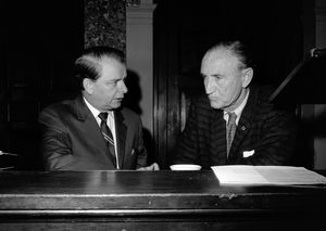 Robert C. Bryd (D-WV) and Mike Mansfield (D-MT)